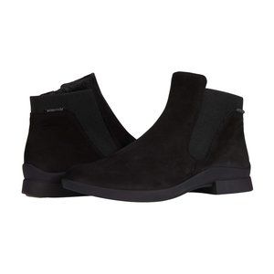 Mephisto Soria 1 Black Nubuck Leather Ankle Bootie Size 8.5 US